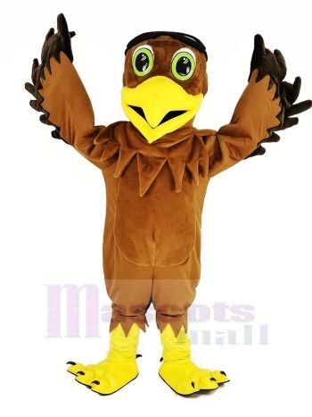 Braun Adler As Pilot Vogel Maskottchen Kostüm Tier