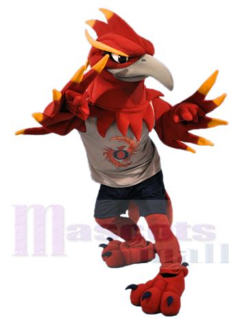 Phönix Vogel maskottchen kostüm