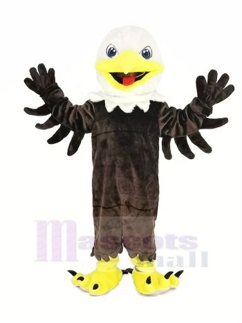 Weiß Kopf Braun Adler Maskottchen Kostüm Tier