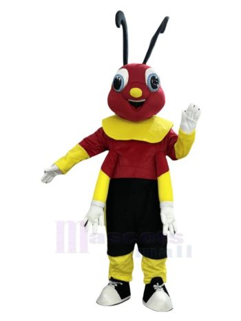 Rotes Glühwürmchen Maskottchen Kostüm Insekt