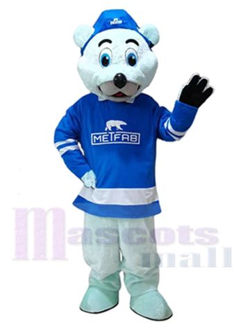 Eisbär Maskottchenkostüm