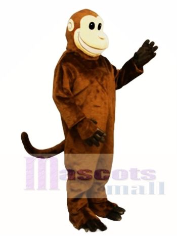 Lächelnd Affe Maskottchen Kostüm