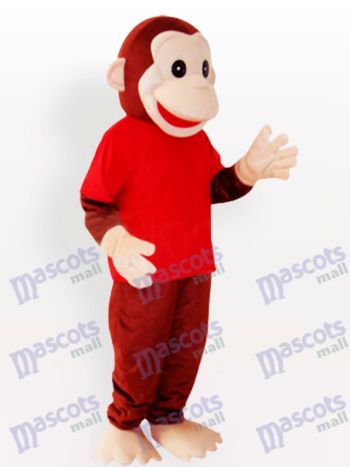Glückliches Affe Tier lustiges Maskottchen Kostüm