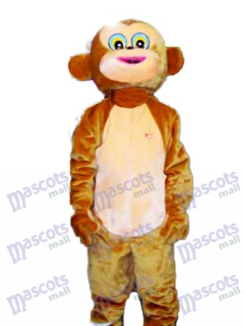 Glückliches Affe-Maskottchen-erwachsenes Kostüm-Tier