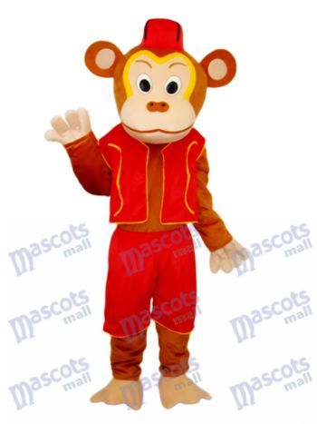 Clown Affe Maskottchen erwachsenes Kostüm Tier