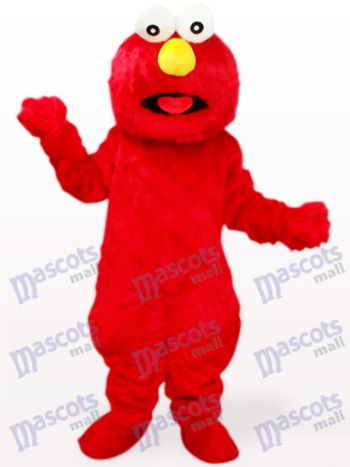 Rotes langes Haar Monster Party Maskottchen Kostüm für Erwachsene