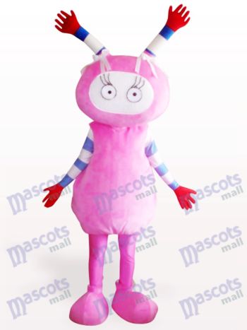 Rosa Fee Partei Adult Maskottchen Kostüm für Erwachsene