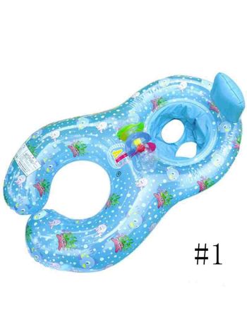 Mutter und Kind Schwimmen Kreis Doppelt Schwimmen Ring Schweben Sitz 