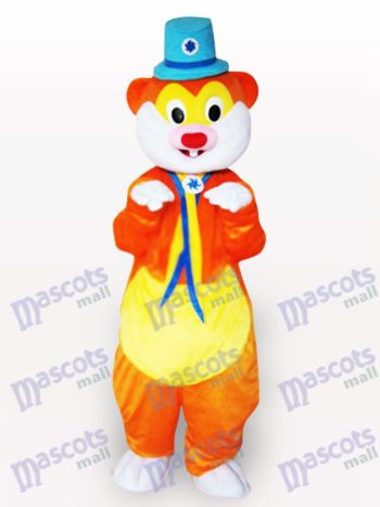 Blauer Hut Maus Tier Maskottchen Kostüm