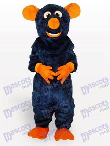 Großer Zahn schwarzes Tier Maus Maskottchen Kostüm für Erwachsene