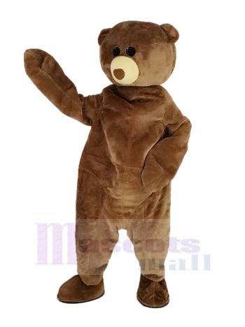 Süß Braun Bär Maskottchen Kostüm