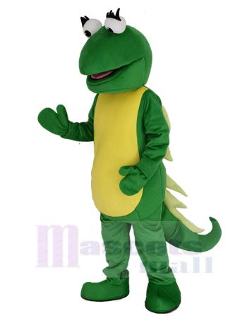Iguana Isa Lizard Maskottchen Kostüm Dora Karikatur
