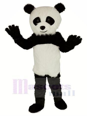 Langhaarig Panda Maskottchen Kostüm Tier