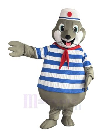 Niedlich Siegel Seemann Maskottchen Kostüm