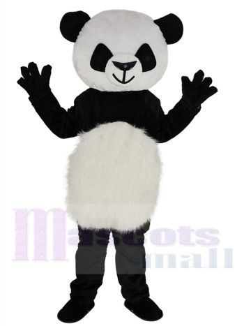 Panda maskottchen kostüm