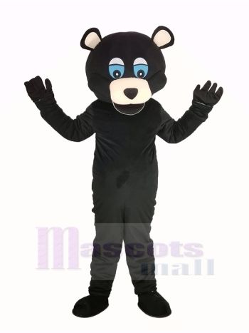 Schwarz Bär Maskottchen Kostüm Erwachsene