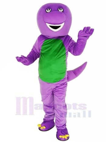 Lila Barney Dinosaurier Maskottchen Kostüm Tier