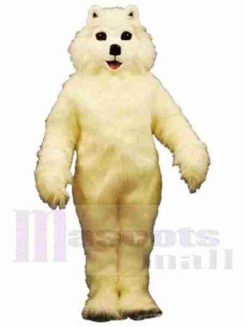 Weißer Hund Maskottchen Kostüm