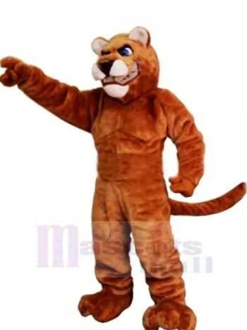 Leistung Braun Panther Maskottchen Kostüme Erwachsene