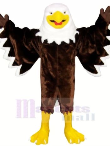 Lächelnd Braun Adler Maskottchen Kostüme Tier
