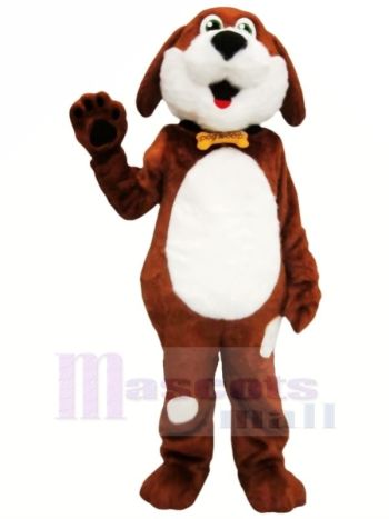 Braun und Weiß Hund Maskottchen Kostüme Tier