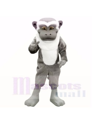 Grau Weiß Affe Maskottchen Kostüme Erwachsene