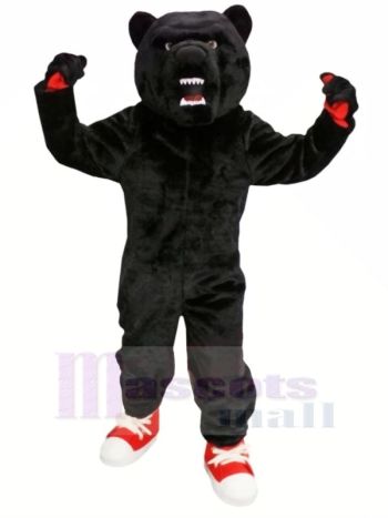 Hoch Schule Schwarz Bär Maskottchen Kostüme Erwachsene