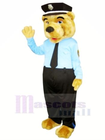 Polizist Bär Maskottchen Kostüme Karikatur