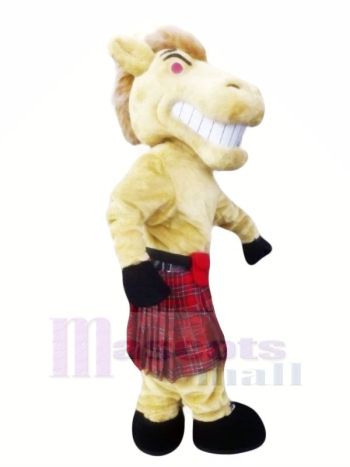 Heftig Pferd mit Kleid Maskottchen Kostüme
