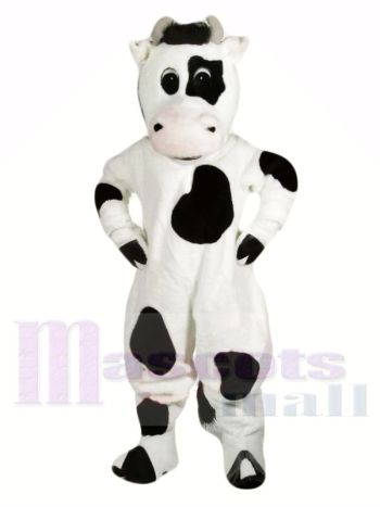 Lustig Schwarz und Weiß Kuh Maskottchen Kostüme Tier
