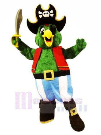 Pirat Papagei Maskottchen Kostüme Karikatur