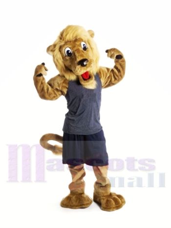 Gut aussehend Braun Löwe Maskottchen Kostüme Tier