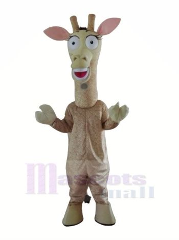 Süß Giraffe Maskottchen Kostüme Karikatur