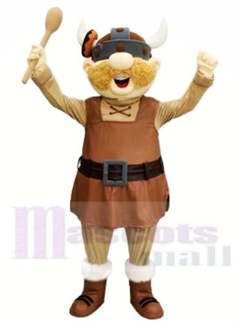 Lustiger Wikinger Maskottchen Kostüm