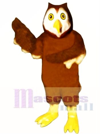 Cute Gehörnte Eule Maskottchen Kostüm
