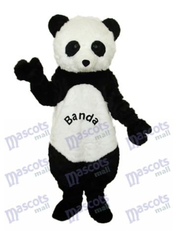 Riesenpanda mit Briefen Maskottchen Erwachsene Kostüm Tier