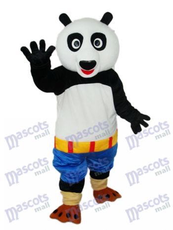 Kung Fu Panda Blue Shorts Maskottchen Erwachsene Kostüm Tier