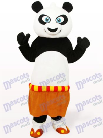 Schwarz-Weiß Kung Fu Panda Tier Maskottchen Kostüm