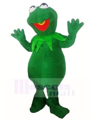 Schüchterner Kermit Der Frosch Maskottchen Kostüm