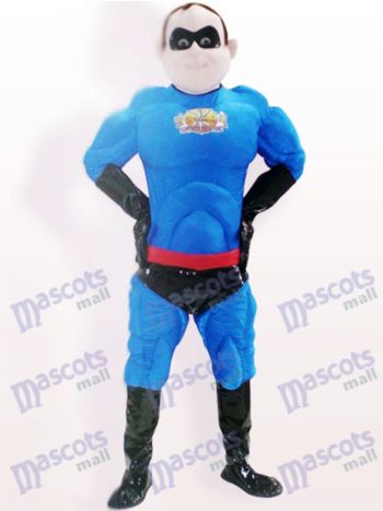 Super Mann Polyester Bengaline Cartoon Erwachsene Maskottchen Kostüm