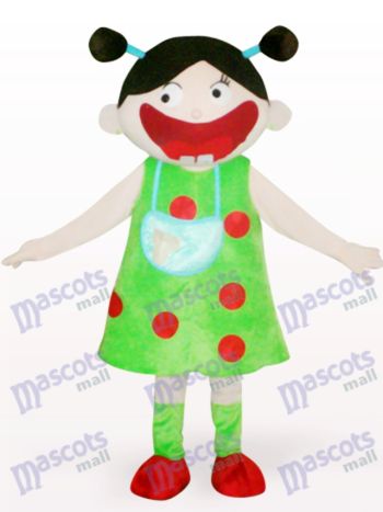 Arabisches Mädchen Cartoon Adult Maskottchen Kostüm