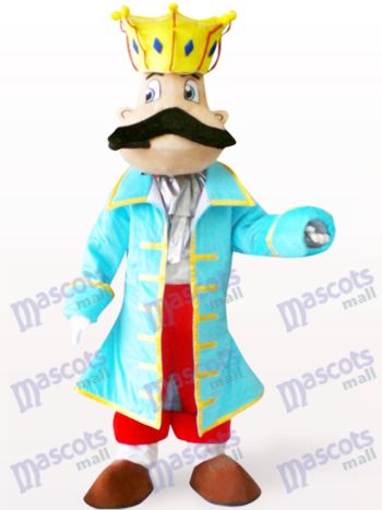 König Cartoon Maskottchen Kostüm