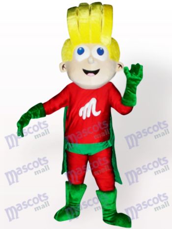 Super Junge Cartoon Maskottchen Kostüm für Erwachsene