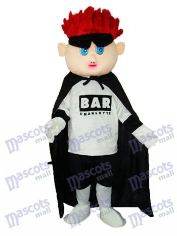 Red Hair Boy (Facelift) Maskottchen Adult Kostüm Cartoon Menschen