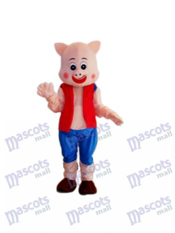 Kleine Schwein Maskottchen Erwachsene Kostüm Tier