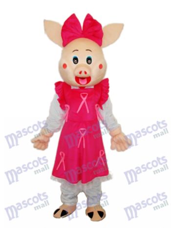 Nettes Plump Schwein-Maskottchen-erwachsenes Kostüm-Tier