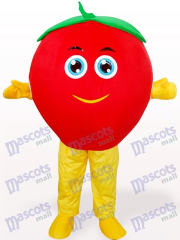 Lovely Tomato Fruit Maskottchen Kostüm für Erwachsene