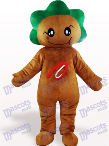 Deep Brown Leaf Flower Pflanze Maskottchen Kostüm für Erwachsene