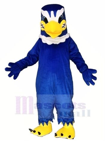 königlich Blau Falke Adler Vogel Maskottchen Kostüme Tier