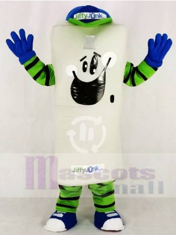 Das Müll mit Blau Hut Maskottchen Kostüm Schule
